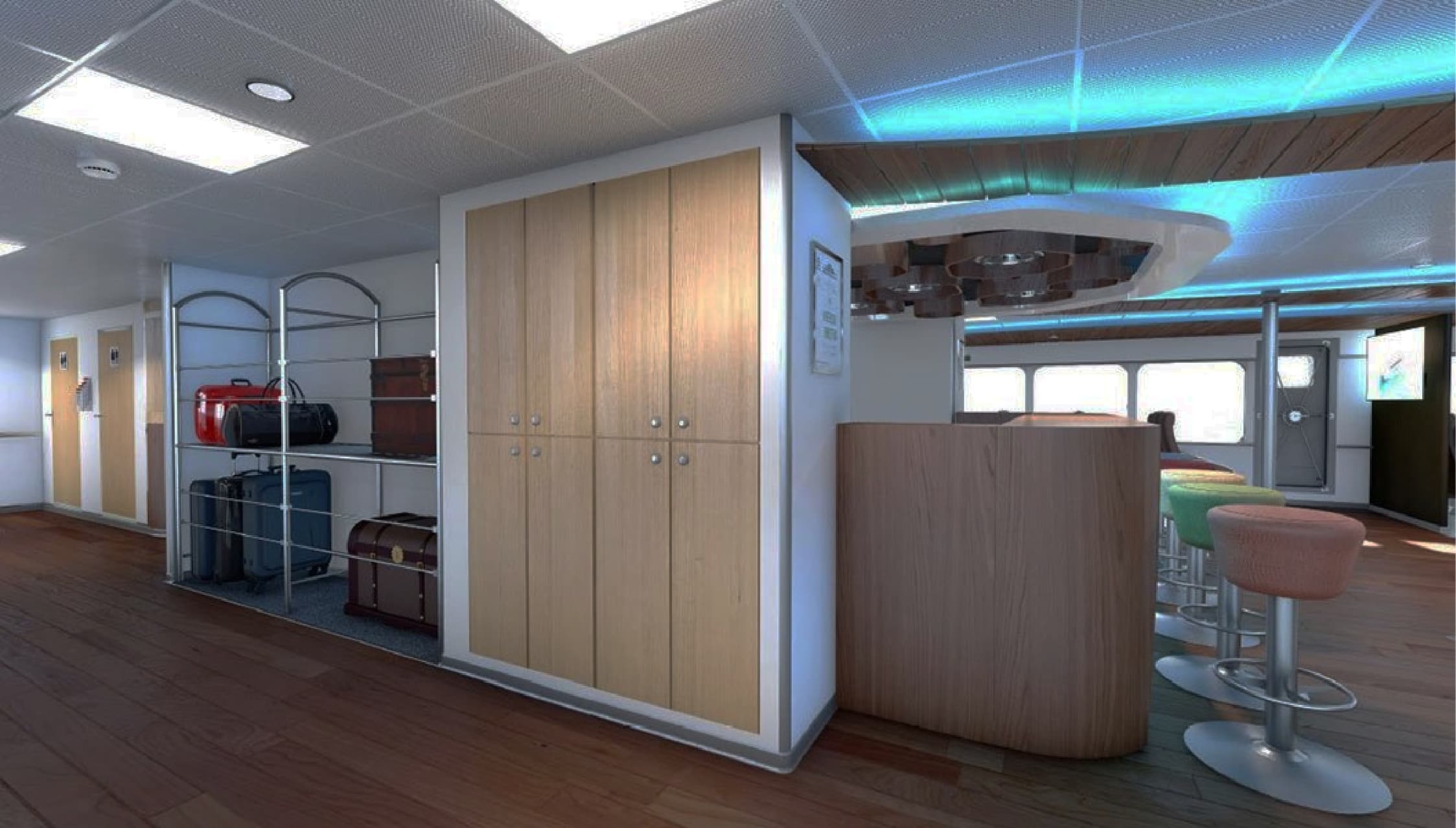 Inkl. Handgepäck und Koffer